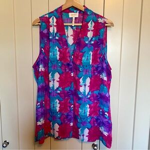 Jenni Women's Multicolor Sleeveless Top